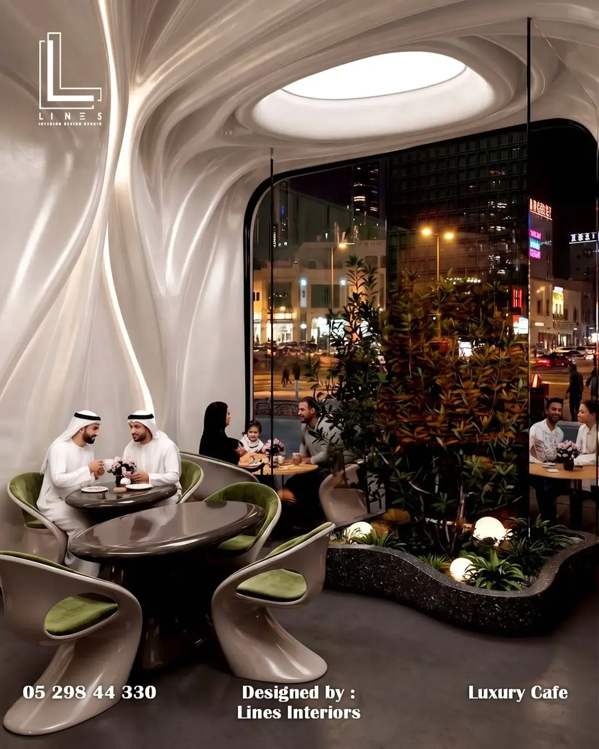 Costa Café — Night Glow