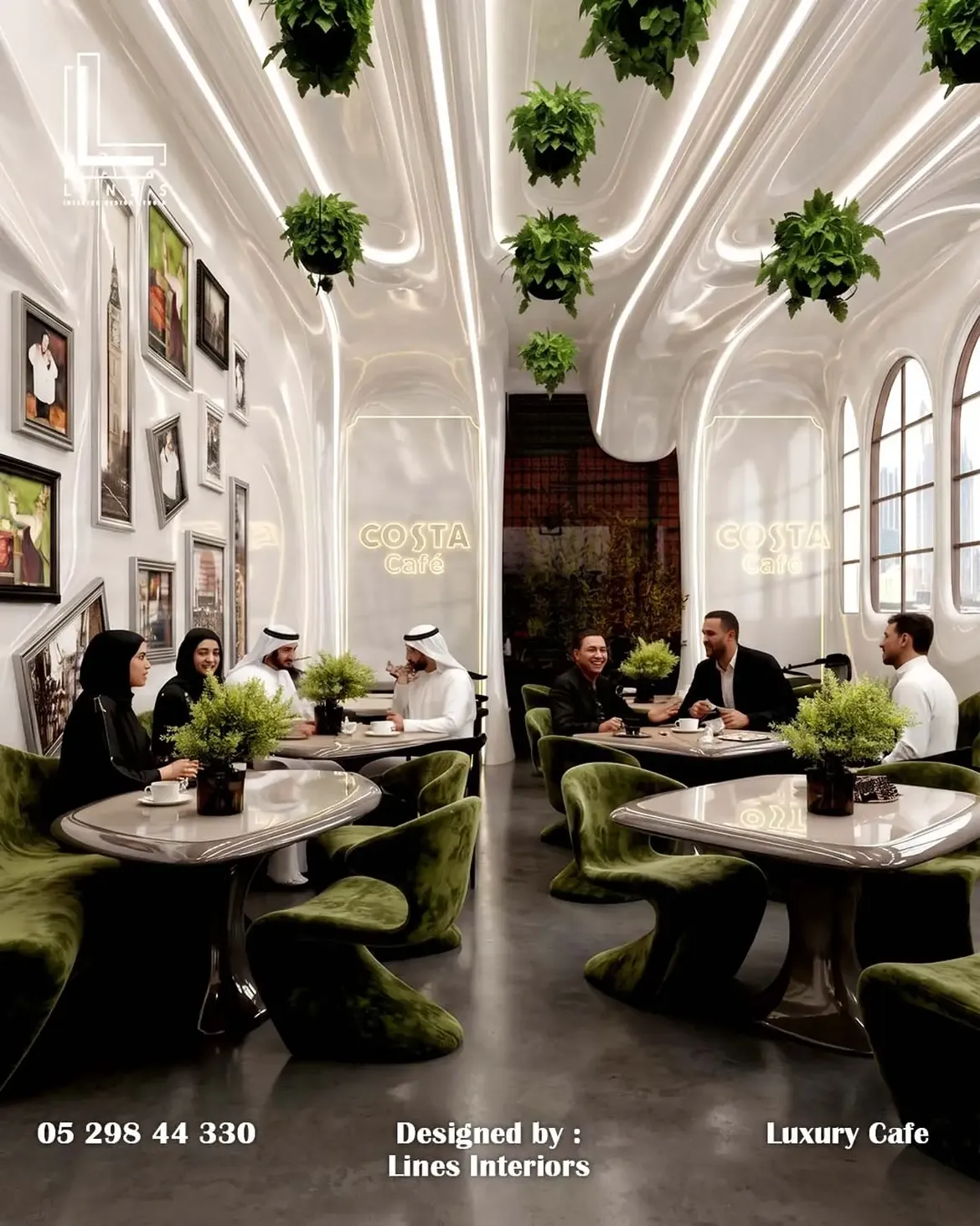 Costa Café — Garden Ceiling