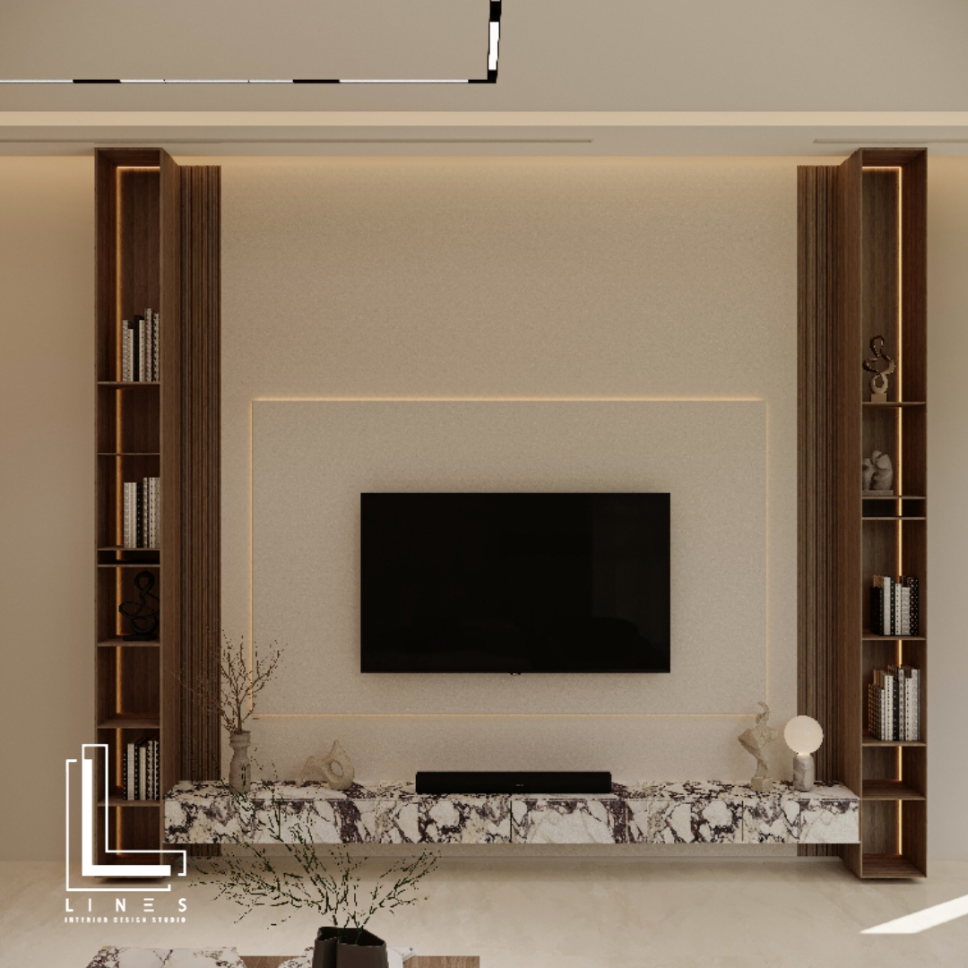 Marble TV Wall