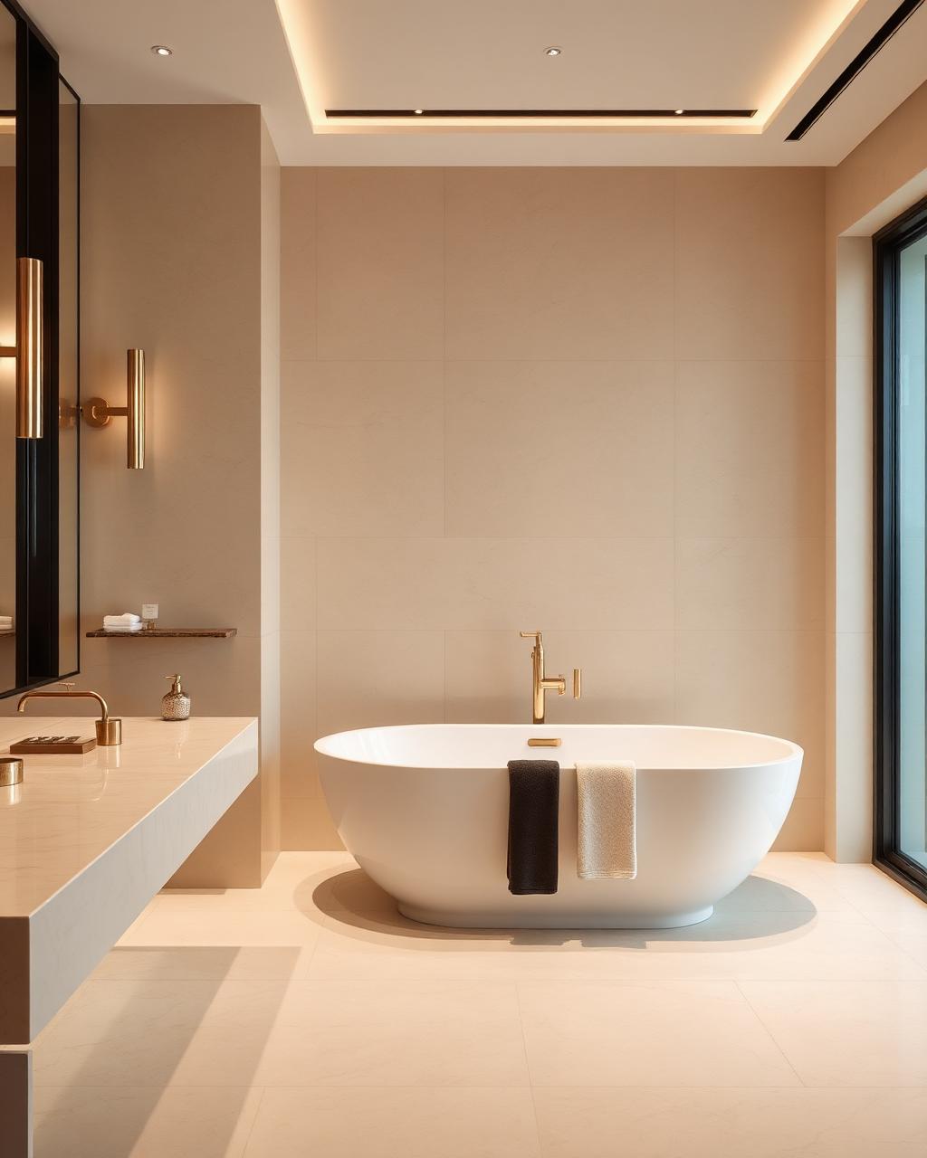 Travertine Bath